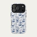 Akita Blue Toile Phone case