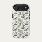 English Springer Spaniel Sage Green Toile phone Case