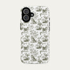 Alaskan Malamute Sage Green Toile phone Case