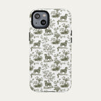 Rottweiler Sage Green Toile phone Case