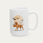 Custom Vizsla Halloween mug