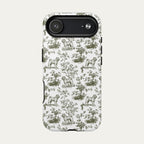 Shar Pei Sage Green Toile phone Case