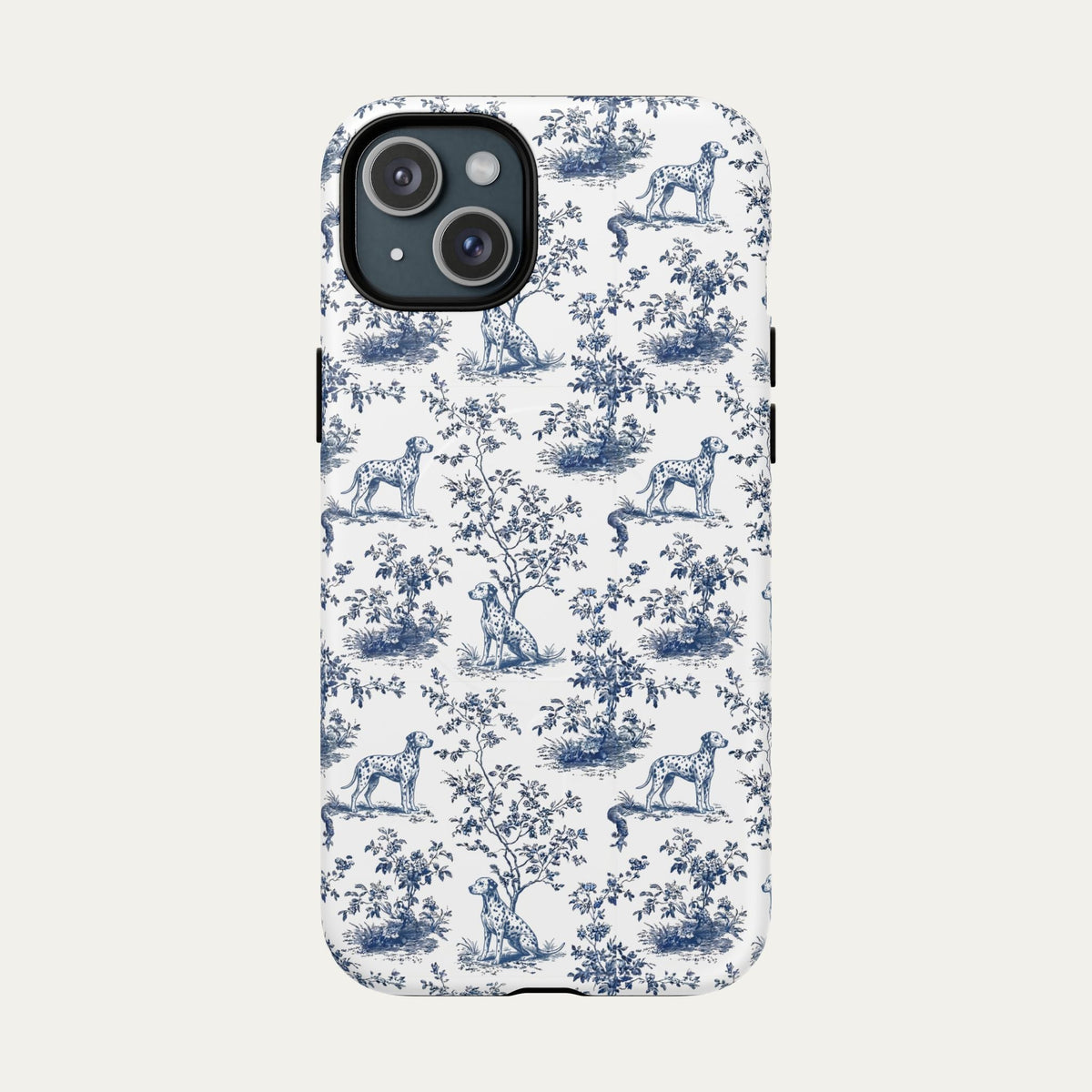 Dalmatian Blue Toile Phone case