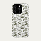 English Springer Spaniel Sage Green Toile phone Case