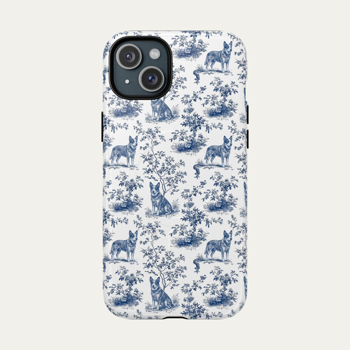 Australian Cattle Dog Blue Toile Phone case