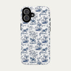 Bloodhound Blue Toile Phone case