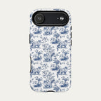 Ragdoll Cat Blue Toile Phone case