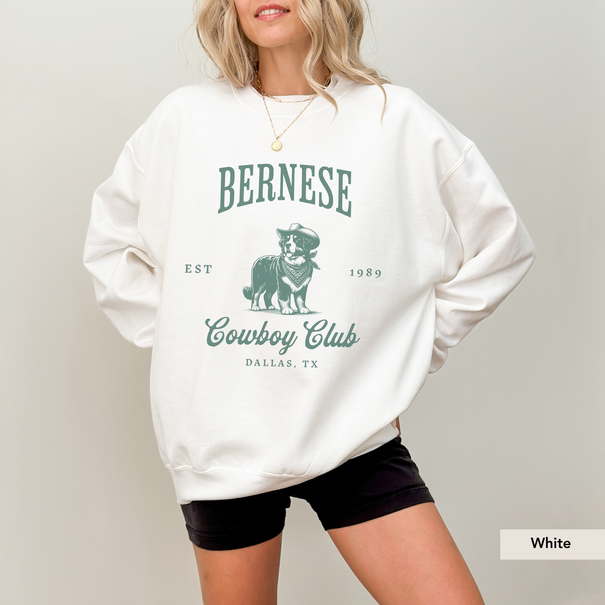 Bernese Mountain Cowboy Club Sweatshirt