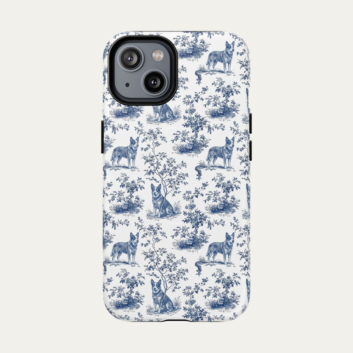Australian Cattle Dog Blue Toile Phone case