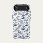 Sphynx Cat Blue Toile Phone case