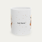 Custom Dachshund LH Brown Halloween mug