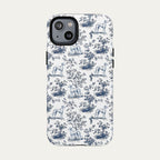Sloughi Blue Toile Phone case