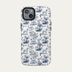 Saluki Blue Toile Phone case