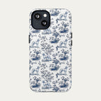 Saluki Blue Toile Phone case