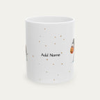 Custom Greyhound Brindle Halloween mug