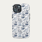 Sloughi Blue Toile Phone case