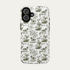 English Springer Spaniel Sage Green Toile phone Case