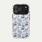 Shar Pei Blue Toile Phone case