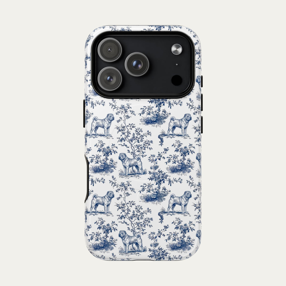 Shar Pei Blue Toile Phone case