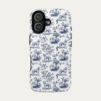 Pitbull Blue Toile Phone case