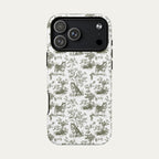 Alaskan Malamute Sage Green Toile phone Case