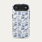 Vizsla Blue Toile Phone case