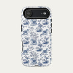 Shetland Sheepdog Blue Toile Phone case