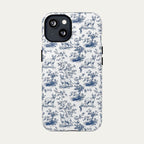 Sphynx Cat Blue Toile Phone case