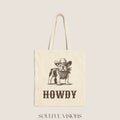 Howdy English Bulldog Tote Bag
