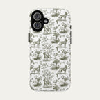 Belgian Malinois Sage Green Toile phone Case