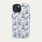 Belgian Malinois Blue Toile Phone case