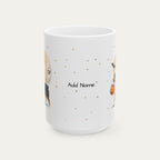 Custom Australian Shepherd Tri color Halloween mug