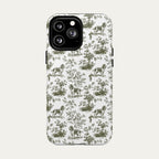 English Springer Spaniel Sage Green Toile phone Case