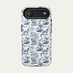 Belgian Malinois Blue Toile Phone case
