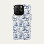 Akita Blue Toile Phone case