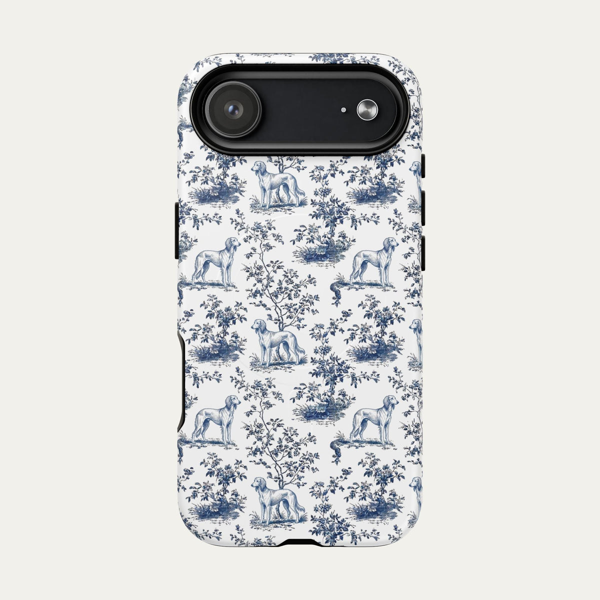 Saluki Blue Toile Phone case