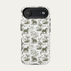Bernese Mountain Sage Green Toile phone Case
