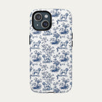 Shar Pei Blue Toile Phone case