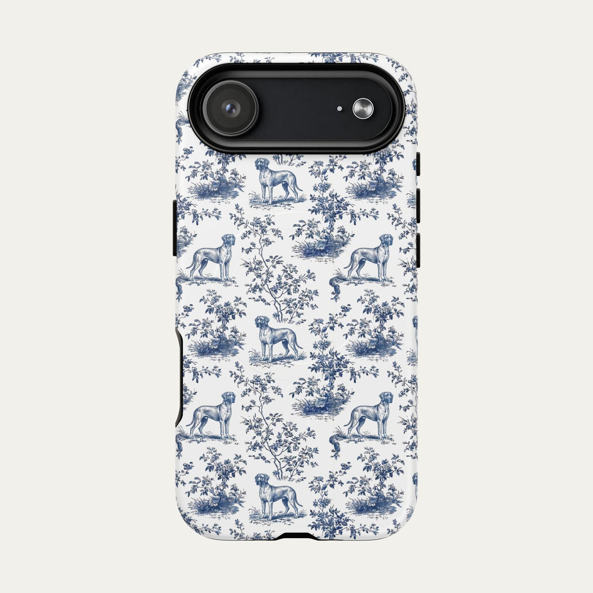 Great Dane Blue Toile Phone case