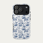 Ragdoll Cat Blue Toile Phone case