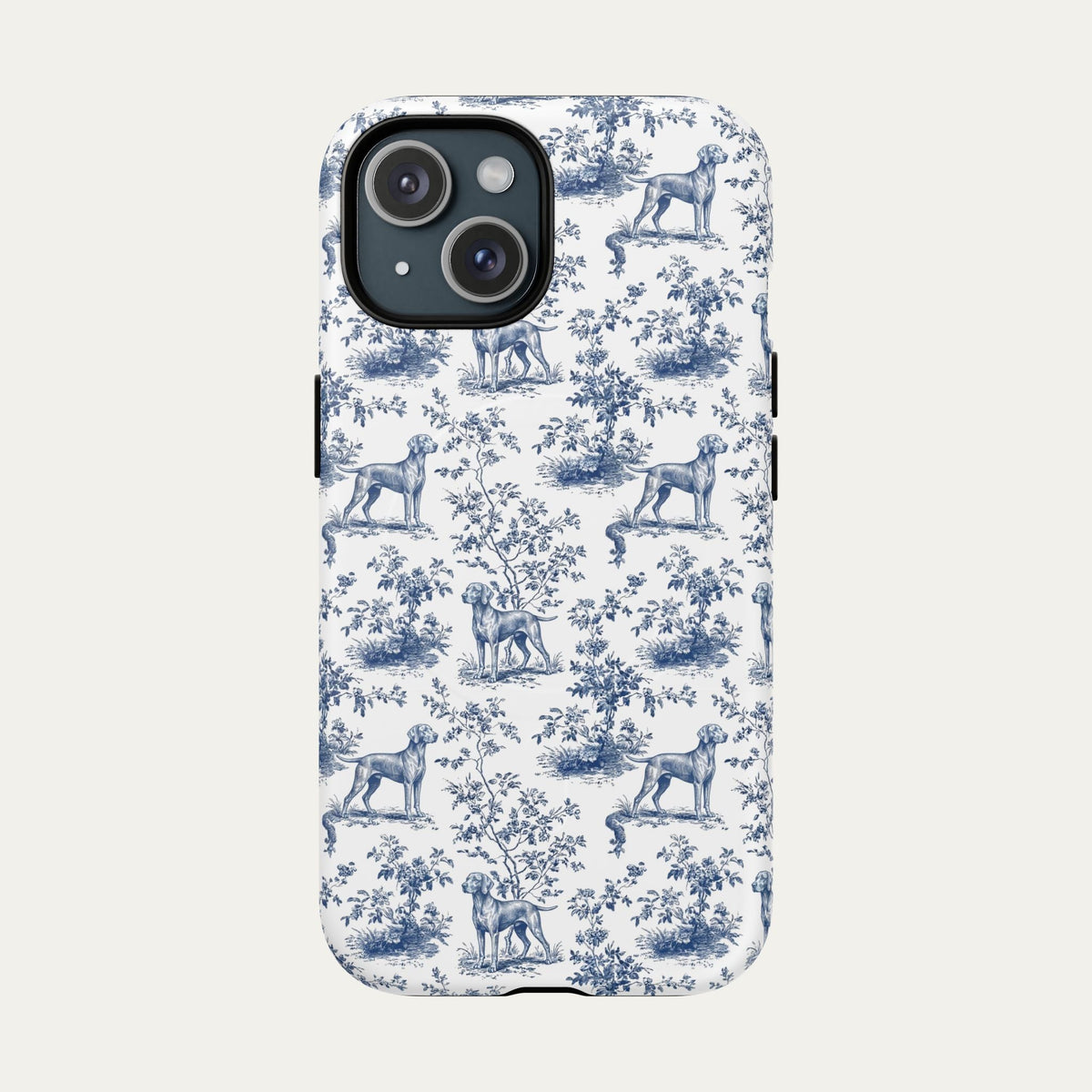 Weimaraner Blue Toile Phone case