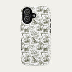 Alaskan Malamute Sage Green Toile phone Case