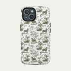 Rottweiler Sage Green Toile phone Case