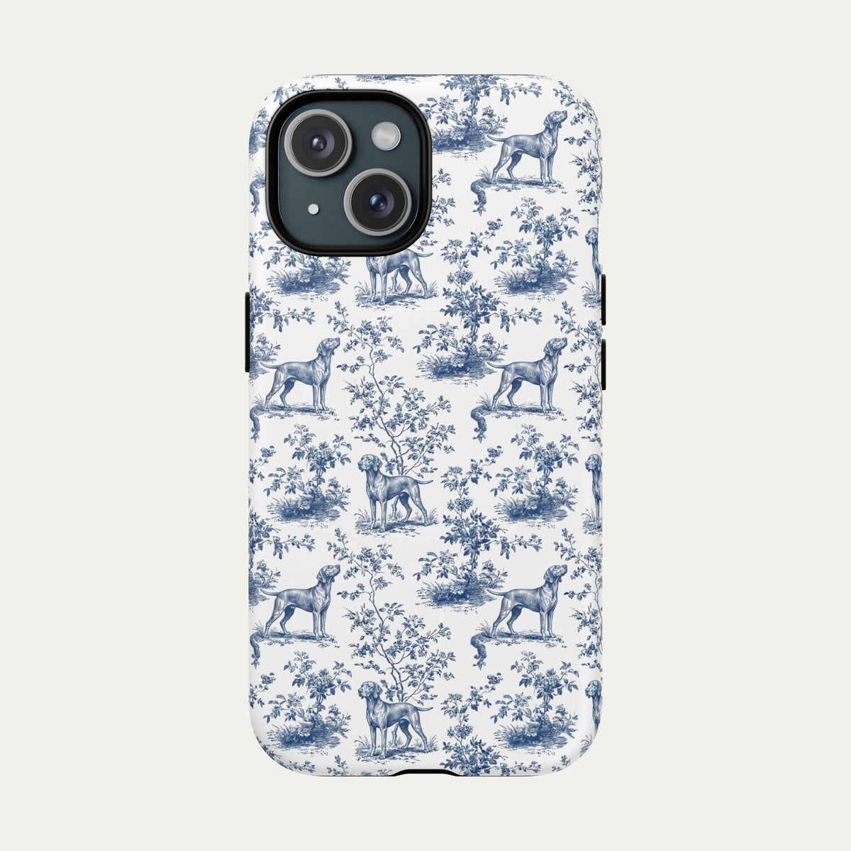 Vizsla Blue Toile Phone case