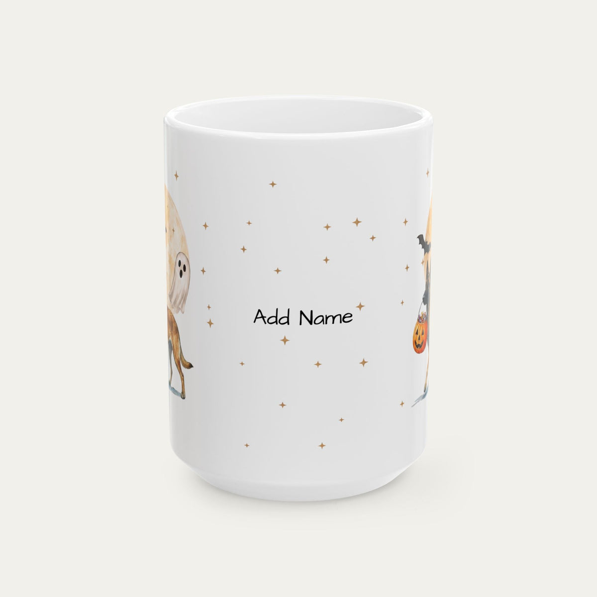 Custom Belgian Malinois Halloween mug