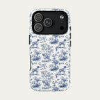 Boxer Blue Toile Phone case