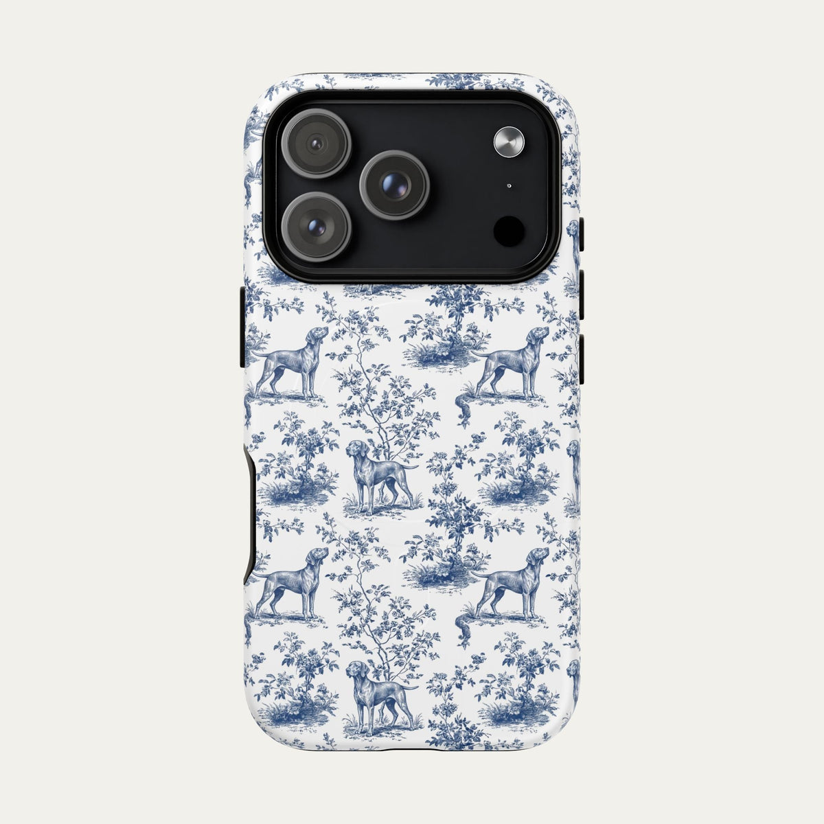 Vizsla Blue Toile Phone case