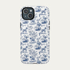 Boxer Blue Toile Phone case