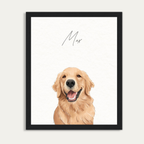 Custom Watercolor Pet Portrait