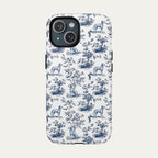 Dalmatian Blue Toile Phone case
